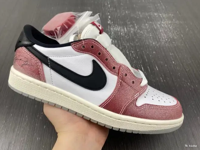 Rep TBK ROOM LOW TROPHY FN0432-017 OG 1 'RED JORDAN AIR BLACK' X 0603